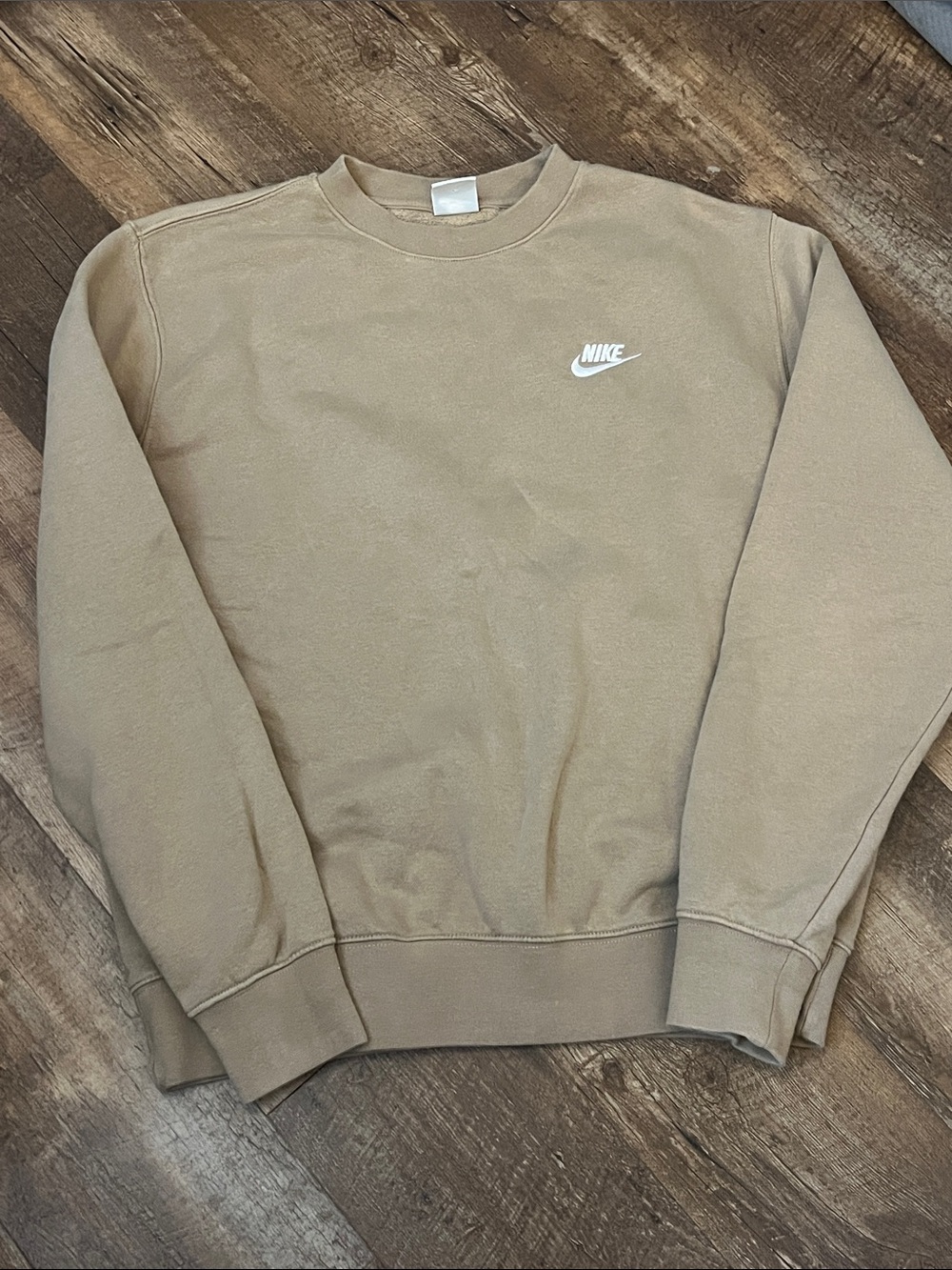 Nike Crewneck Sweatshirt in Beige